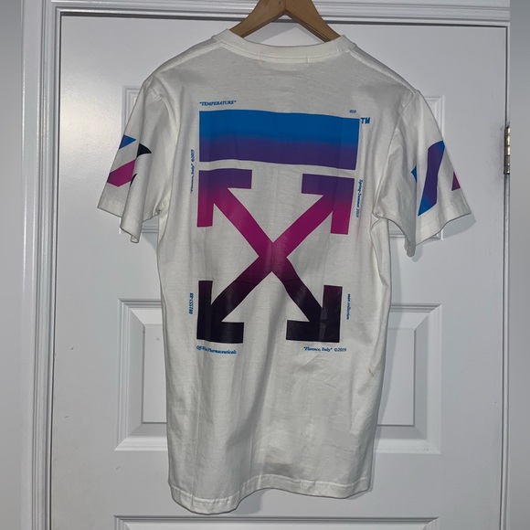 OFF WHITE T-SHIRT - WHITE 2019 COLLECTION (L - fits like a M) - Picture 3 of 7